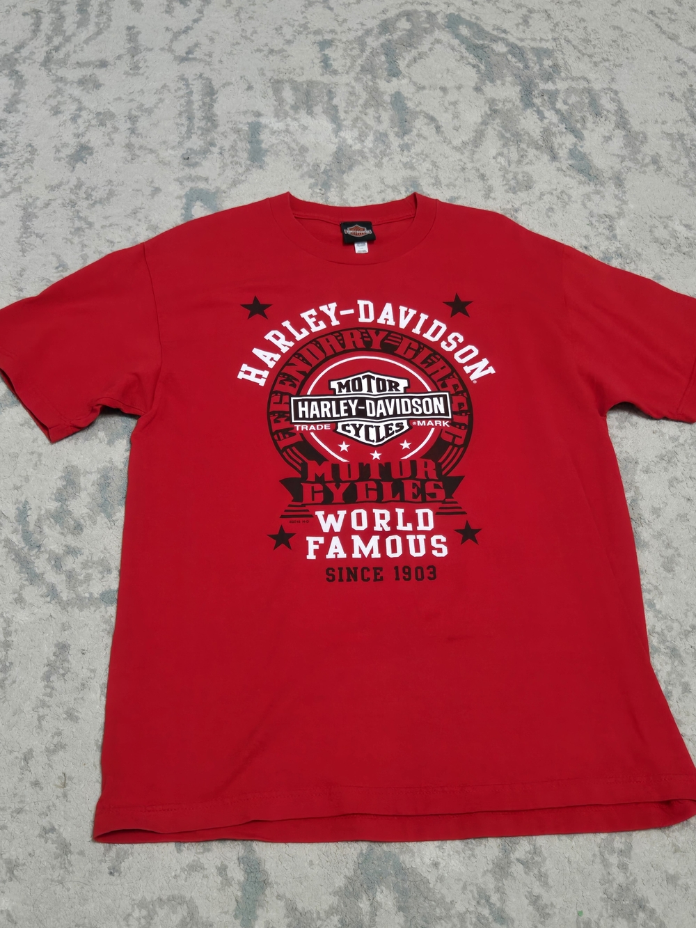 Harley-Davidson Men’s Red Logo T-Shirt